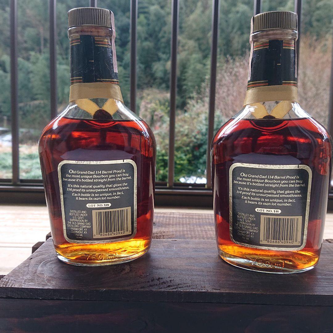 赤封紙 オールドグランダッド 114 BARRELPROOF 750ml 2本