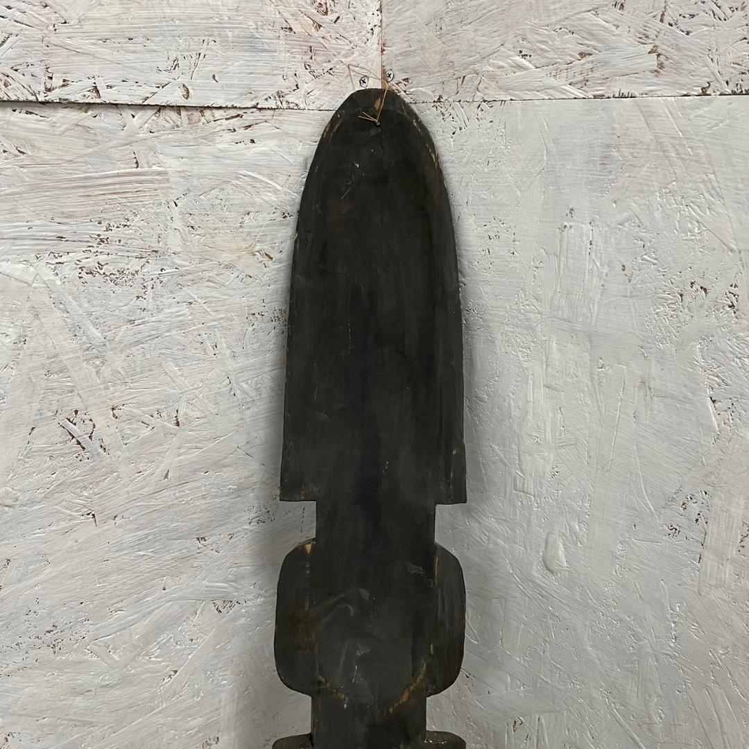 木彫り 飾り お面 アンティーク オブジェ アジアン家具 壁飾り Y0379