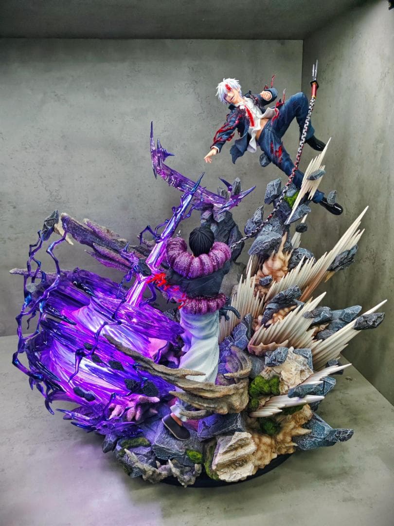 呪術廻戦 五条悟 伏黒甚爾 茈 ガレージキット フィギュア 1/6スケール