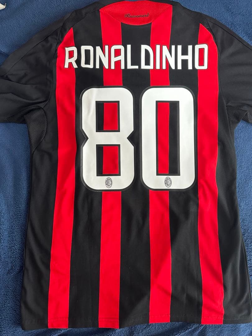 【貴重/正規品】ロナウジーニョ　ACミラン　ユニフォーム