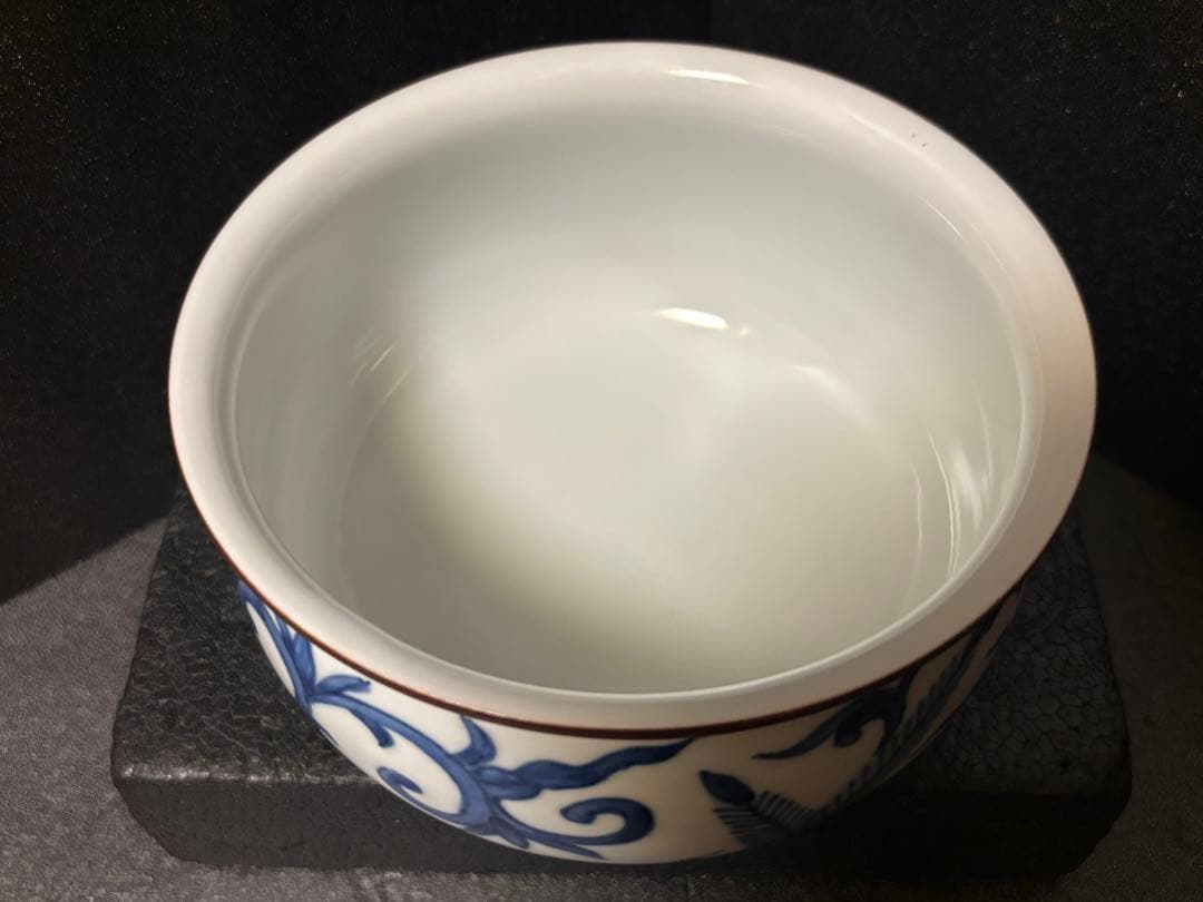 皆具 平安白鳳 茶道具　未使用　染付　有田焼　箱付