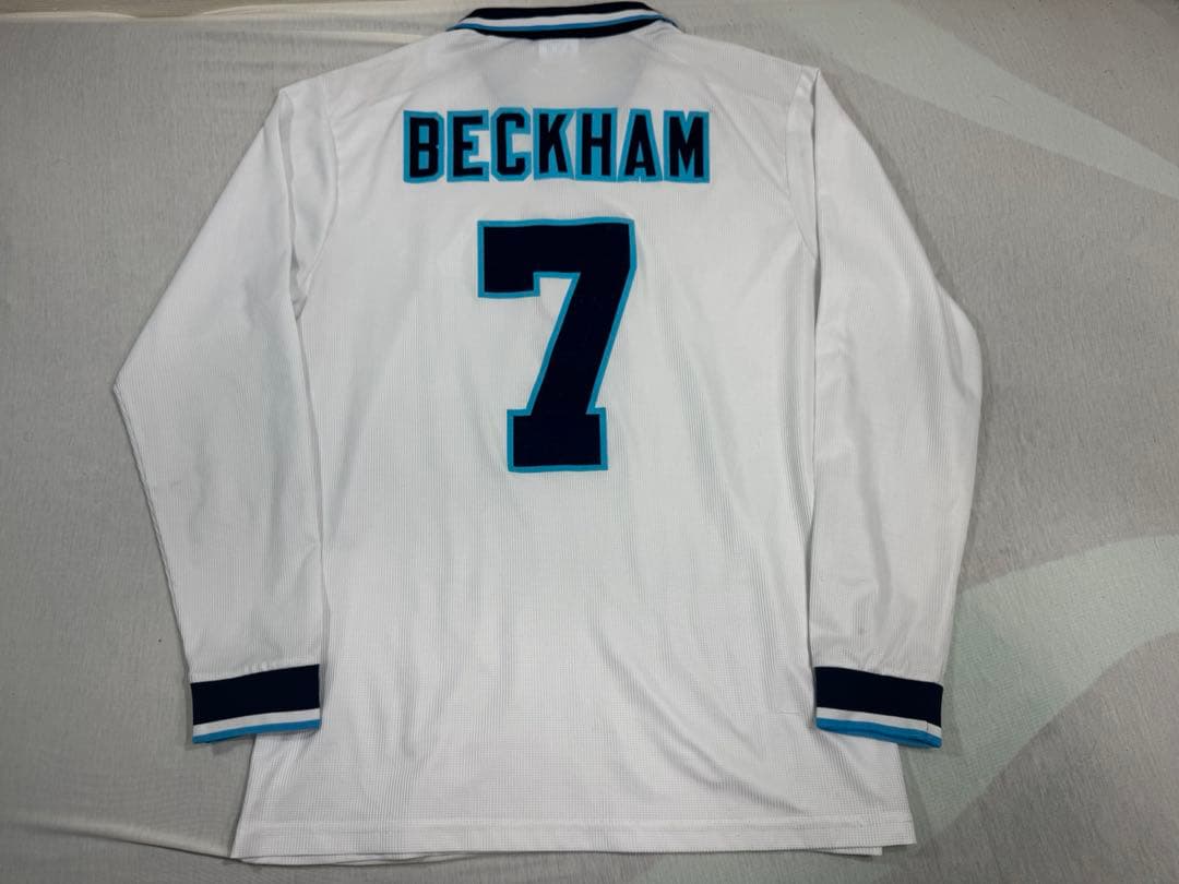 アンブロ　95 イングランド代表　ユニフォーム　#7 ベッカム　L 長袖