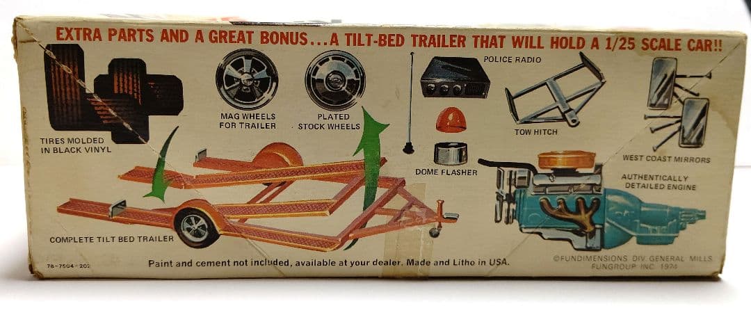 超希少!！ 当時物 未組立 mpc '75 シボレー カプリス