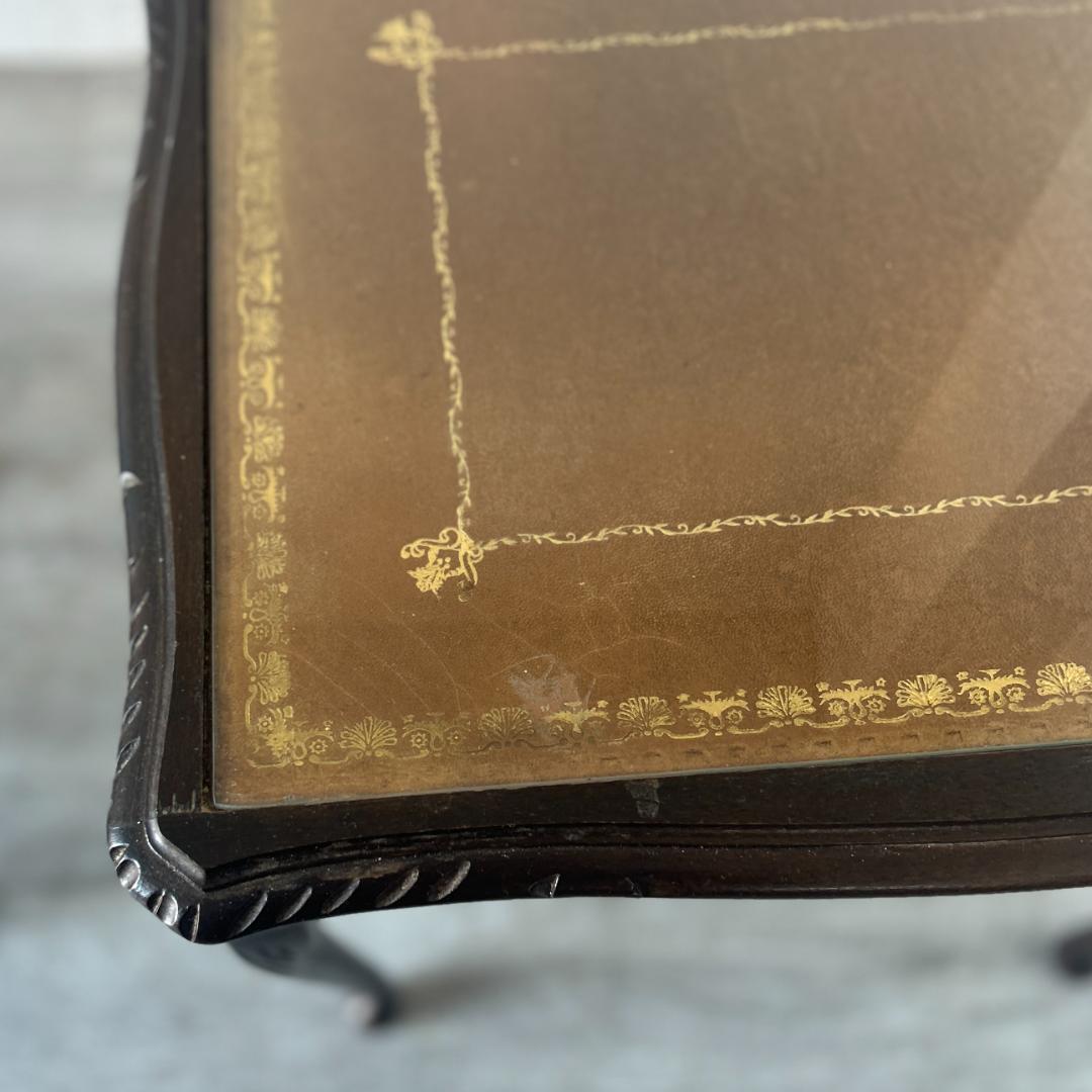 イギリス アンティーク家具 ガラストップ ネストテーブル 1960年頃 951A