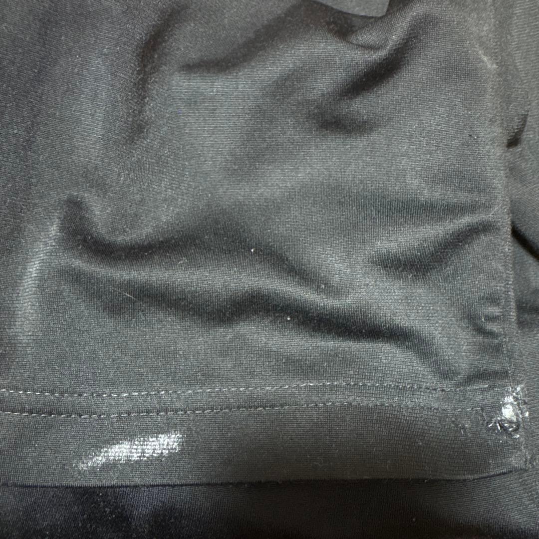 アディダス レアルマドリード 刺繍ロゴ トラックジャケット セットアップ　黒　L