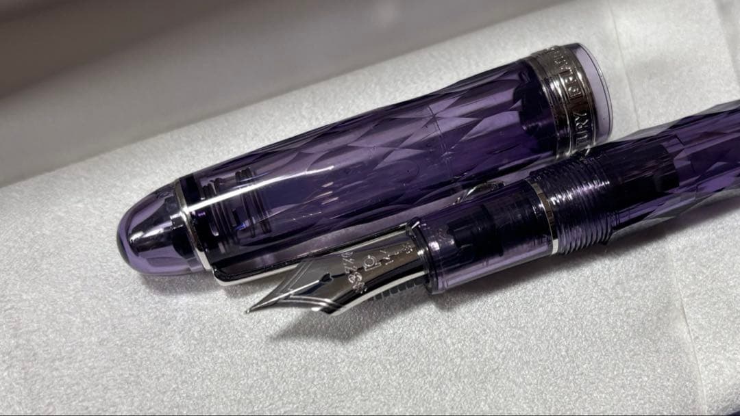 プラチナ万年筆 #3776 センチュリー 紫雲