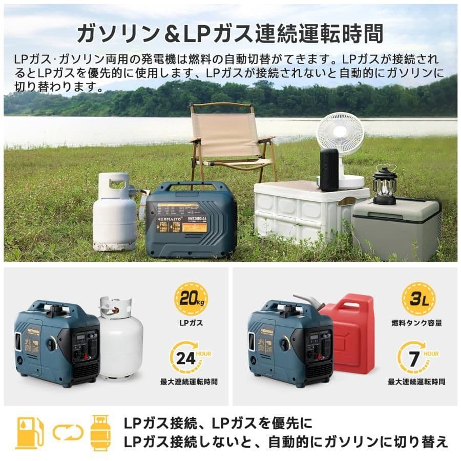 HEOMAIT HMT2000IDA ポータブル発電機