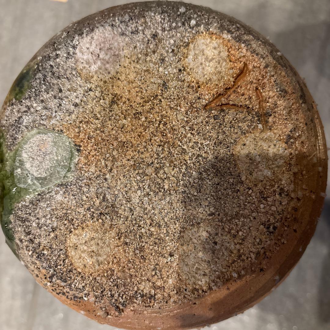 村井和夫 陶器壺 木箱付き　花瓶　ベース