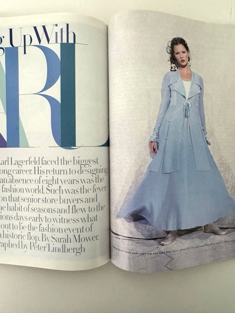 希少　Harper's BAZAAR 1991年1月号　スーパーモデル　グランジ