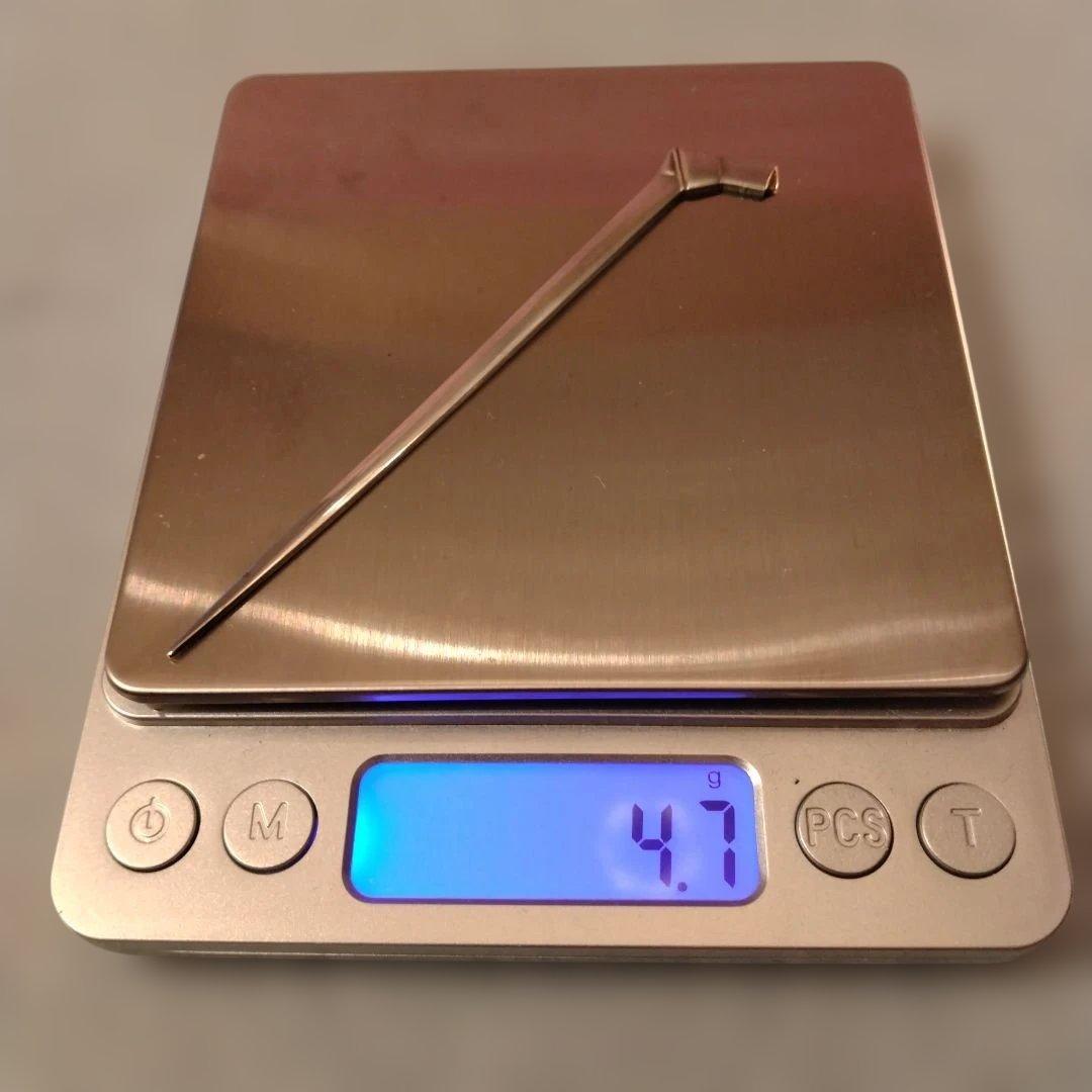 セール　銀製　楊枝　5本組　箱なし　23.5g