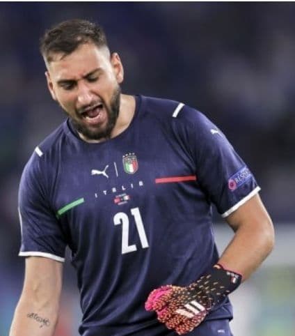 サッカー、イタリア代表、ゴールキーパーユニフォーム、選手支給品、EURO2020