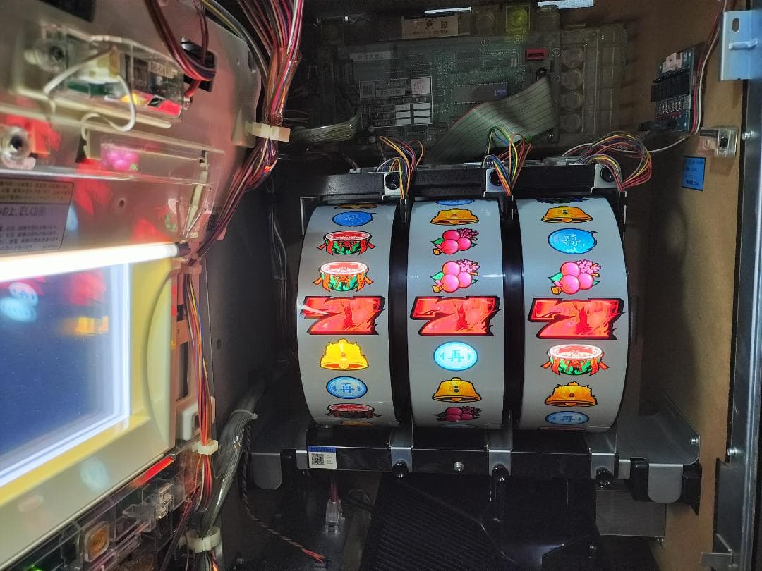 【パチスロ実機】ロデオ★新鬼武者（茜パネル）【オートプレイ付不要機付】