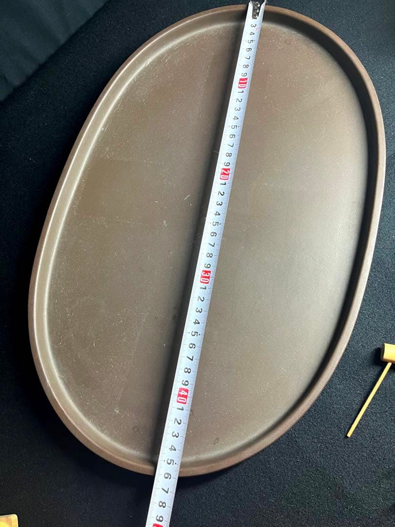 自然石 水石 アートピース 盆栽 朱泥 盆栽 水盤　花道　ミニチュア　4点まとめ