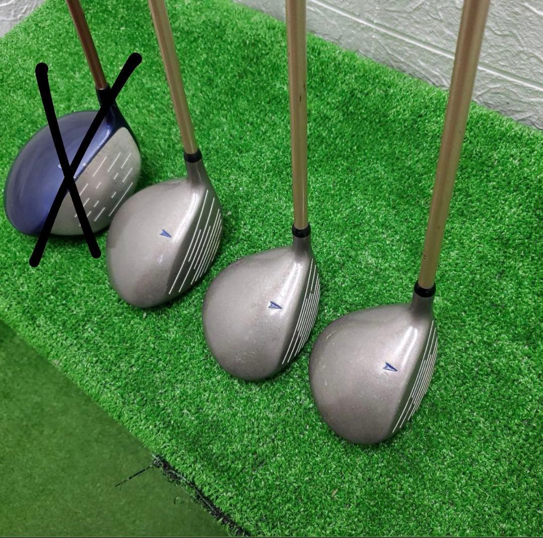 初心者用レディースゴルフクラブセット 10本