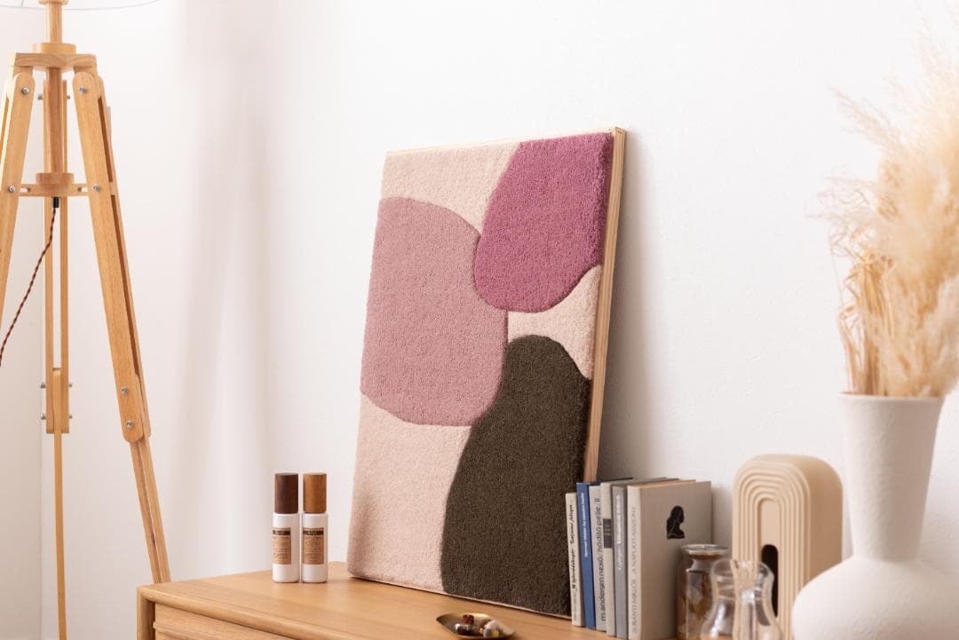 ウォールアート インテリア アートパネル 壁飾り ピンク FAB-014 N01