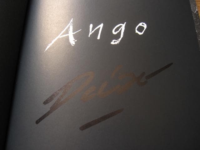 ANGO　森山大道　Daido Moriyama　直筆サイン入り