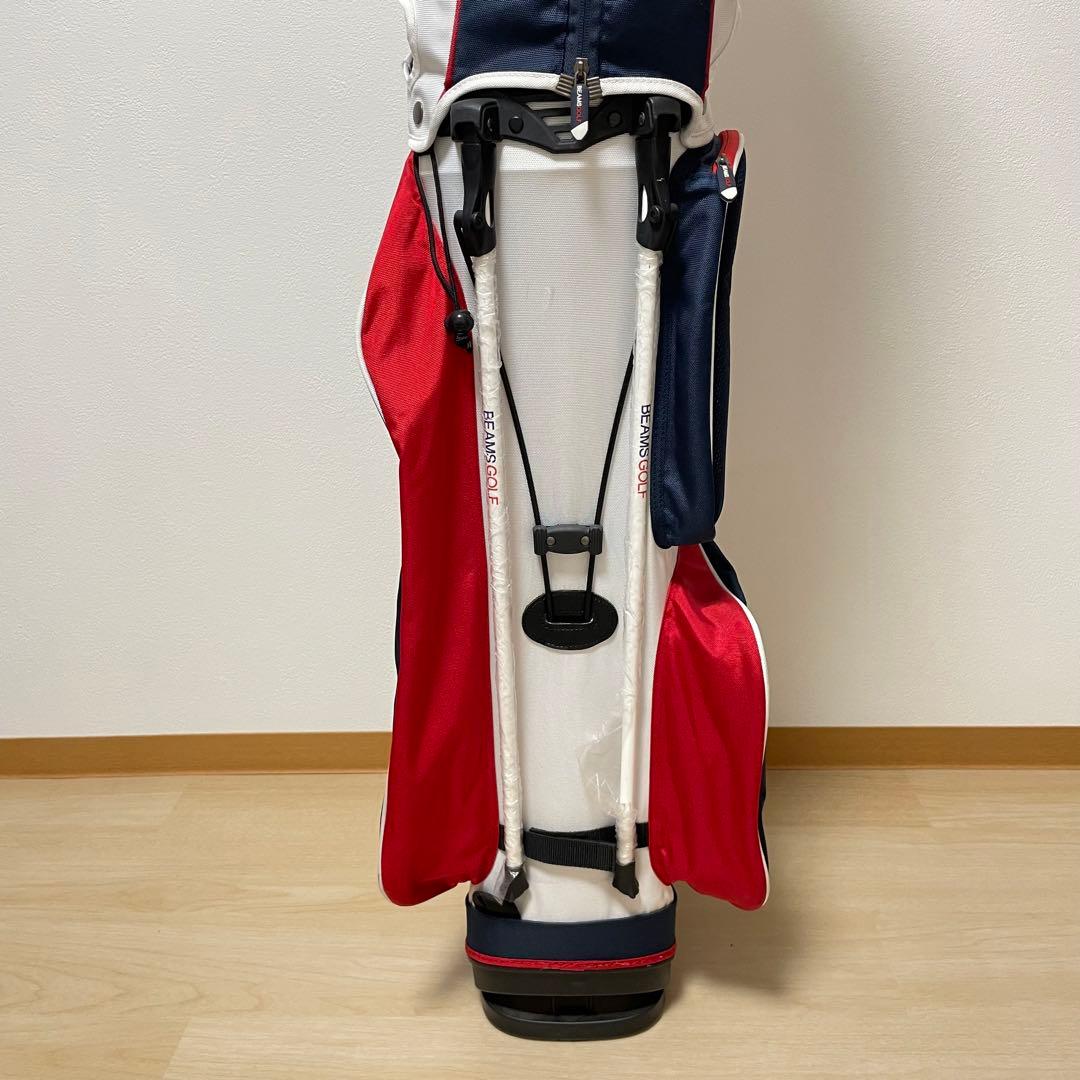 【即日発送‼️】BEAMSGOLF キャディバッグ　ヘッドカバー　4つ付き　軽量