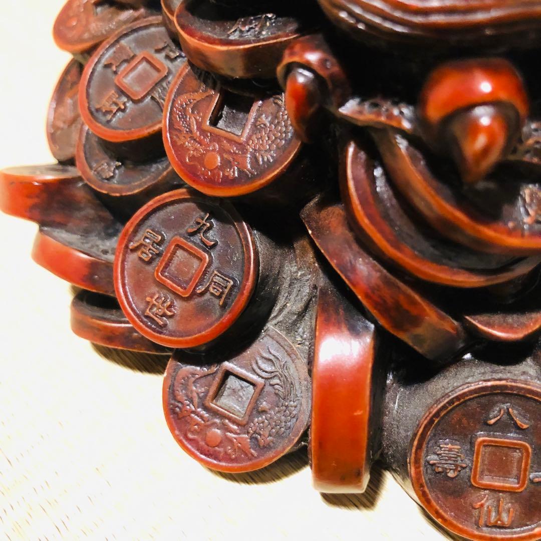 【R R R】三脚蟾蜍 銭蛙 風水 置き物 商売繁盛金運アップ 縁起 幸運