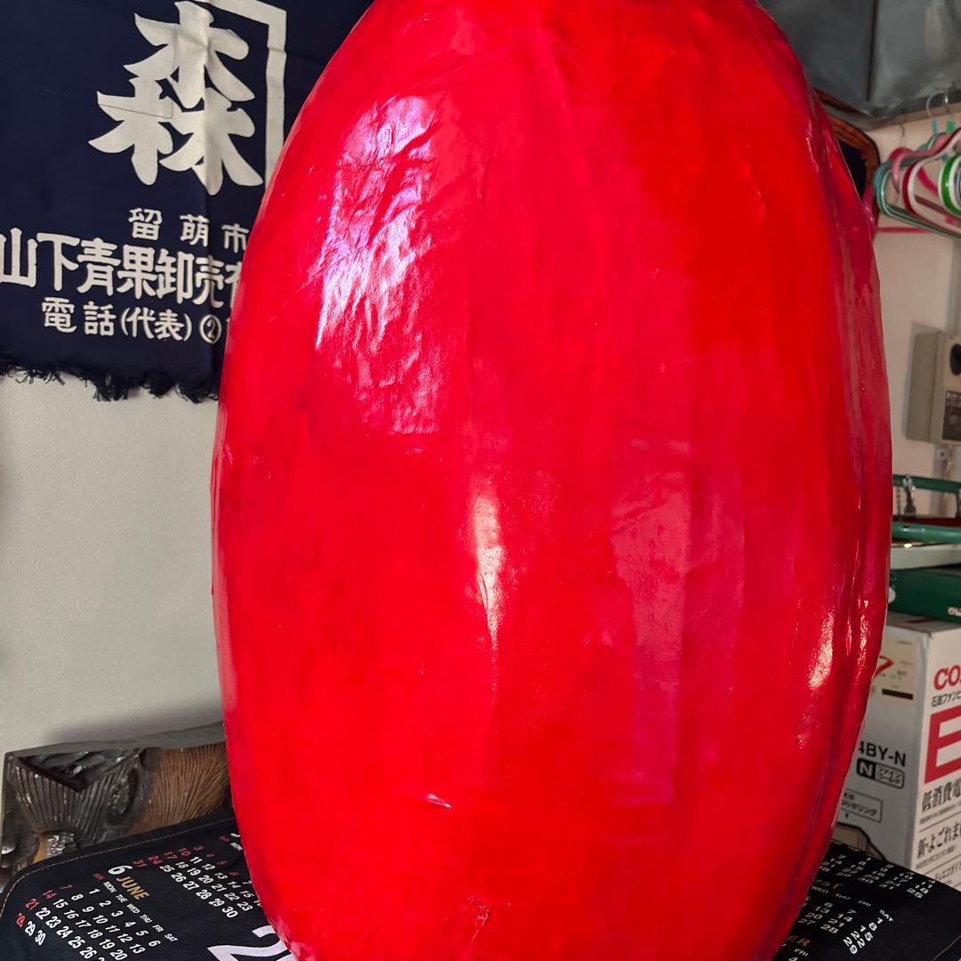 福島だるま　未使用品　縁起物　超特大サイズ　高さ約60cm