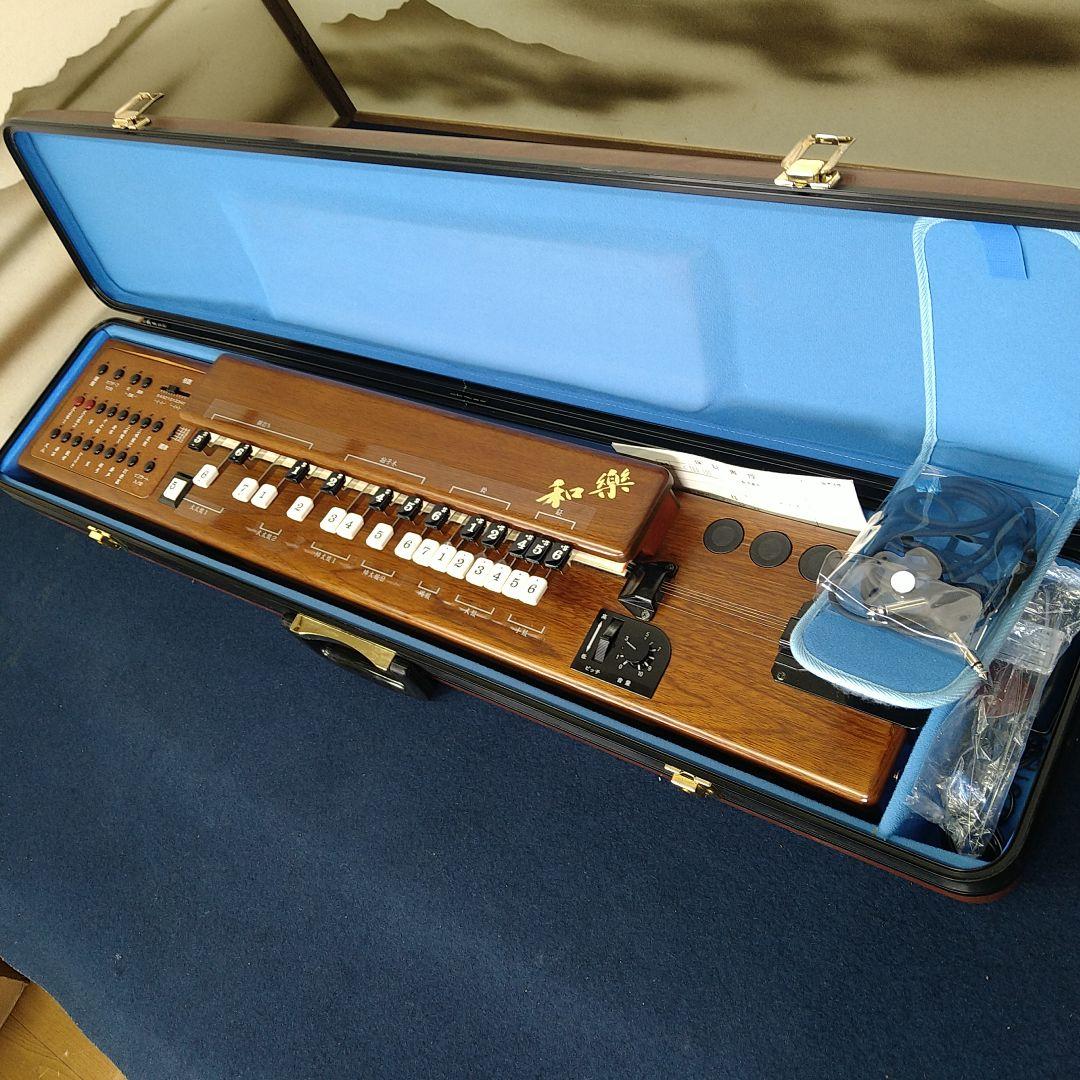 AF3 電子大正琴TES-100 音出し確認済 アダプター出力線 他 ケース入