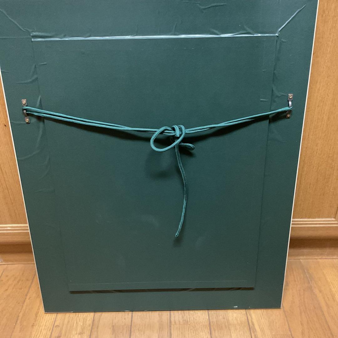 油彩画　レオナルド・ダビンチ 【　モナリザの微笑　】　模写　額装仕立て