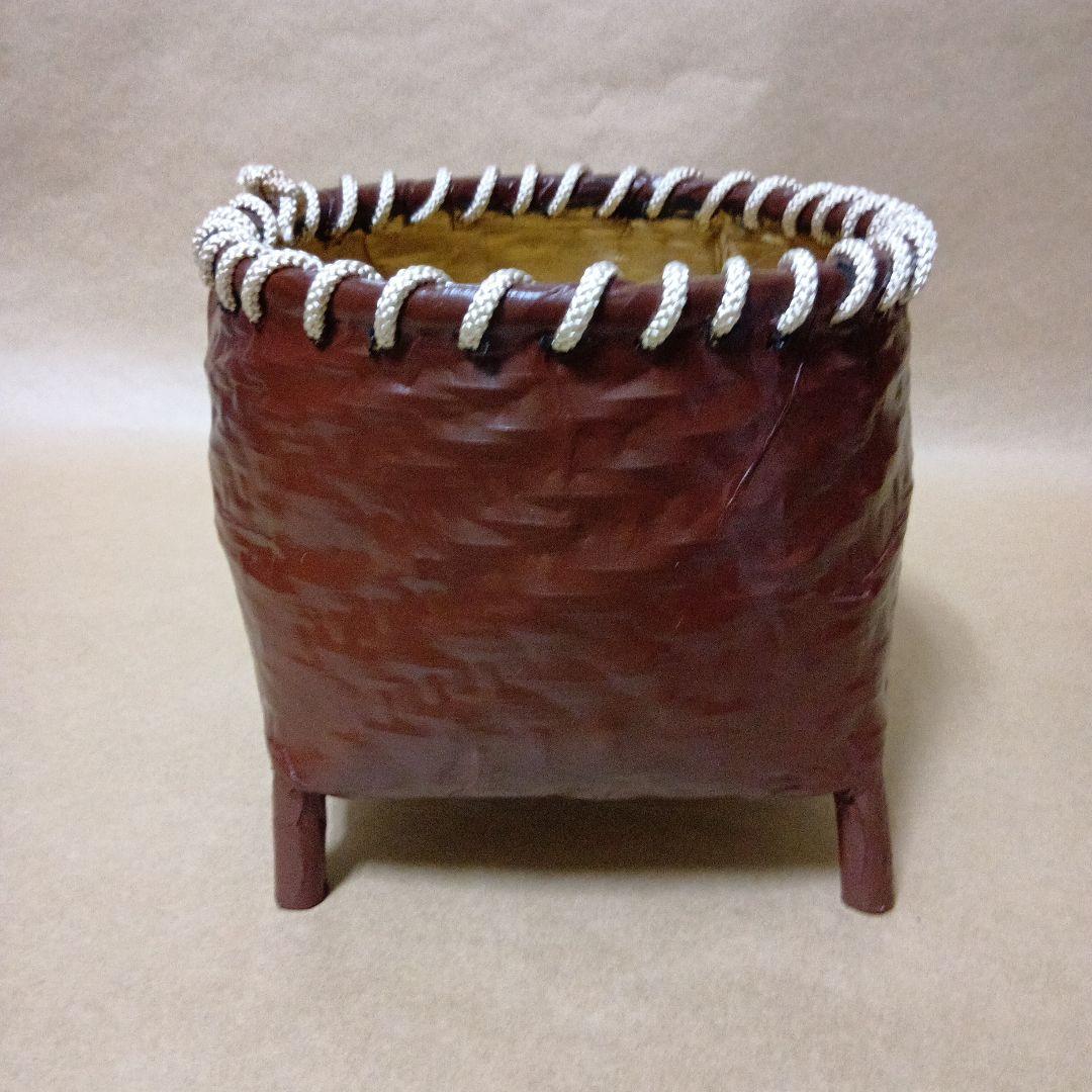 茶道具　塩籠炭斗 一燈好み