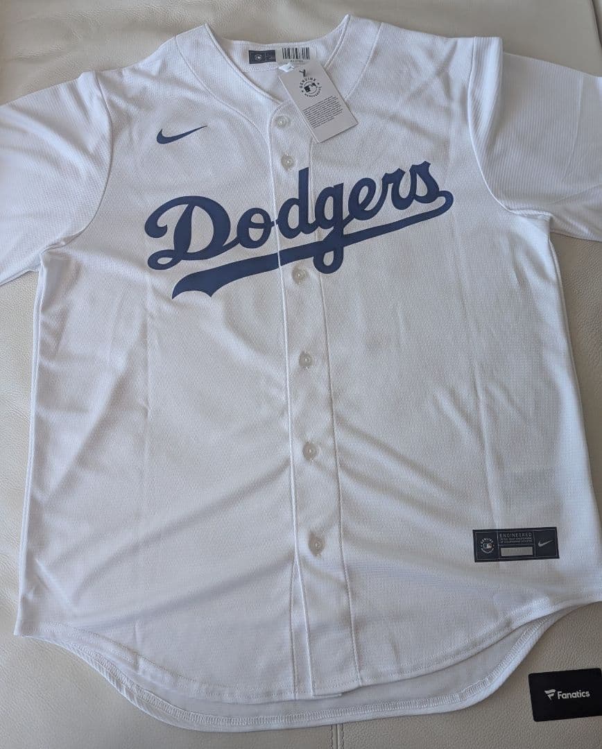 山本由伸 直筆サイン ユニフォーム ドジャース　ファナティック