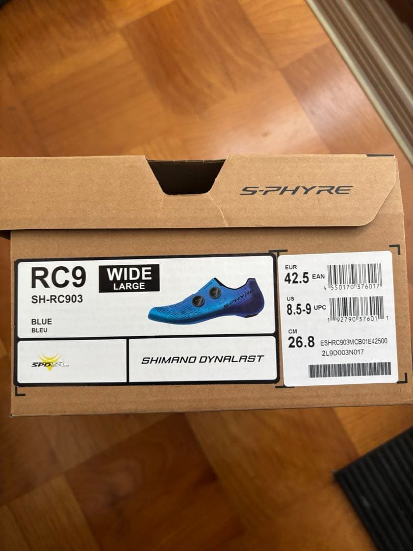 ロードバイクシューズ　RC903 ワイド　26.8センチ