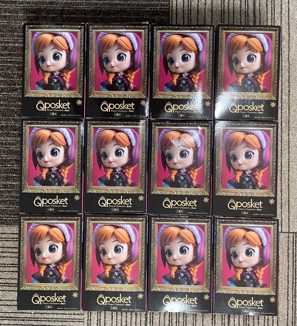 Q　posket　Disney　－Anna－　アナ　Aカラー　合計12個セット