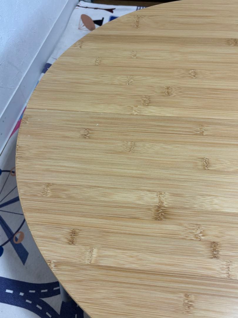  peak ワンアクションちゃぶ台竹 M バンブー 円形テーブル