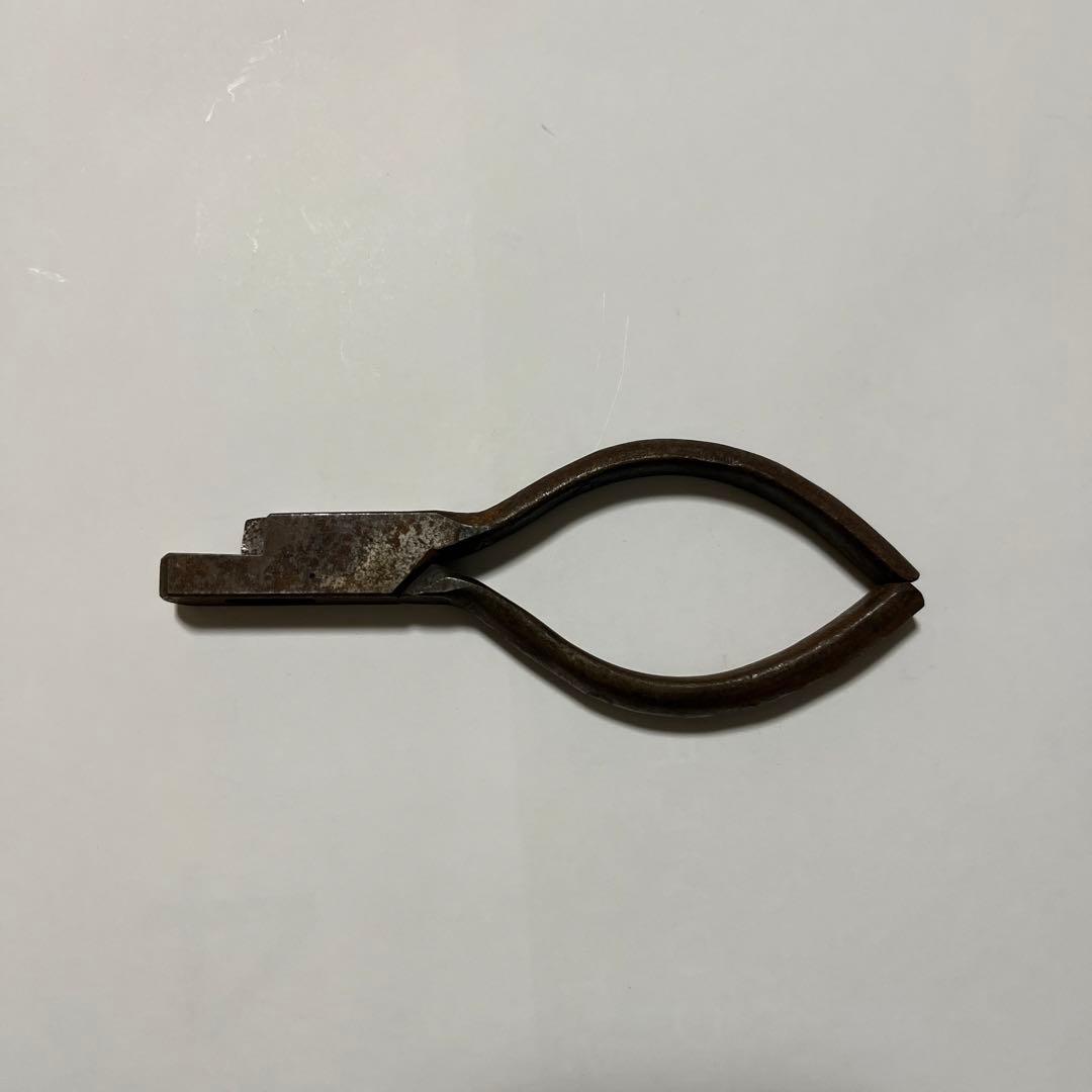 改札鋏　凹形　年代物