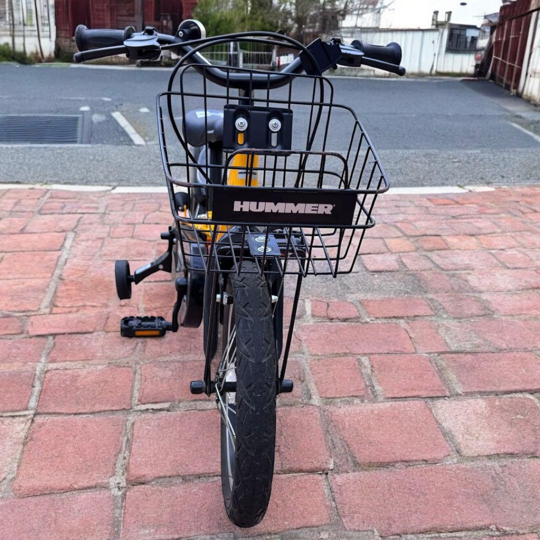 【引取限定】HUMMER 子供用自転車 14インチ 補助輪付き
