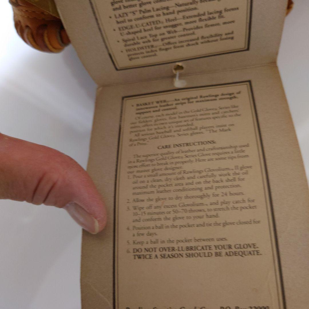 し*お様 Rawlings ゴールドグローブPROー1000H硬式グローブメイド