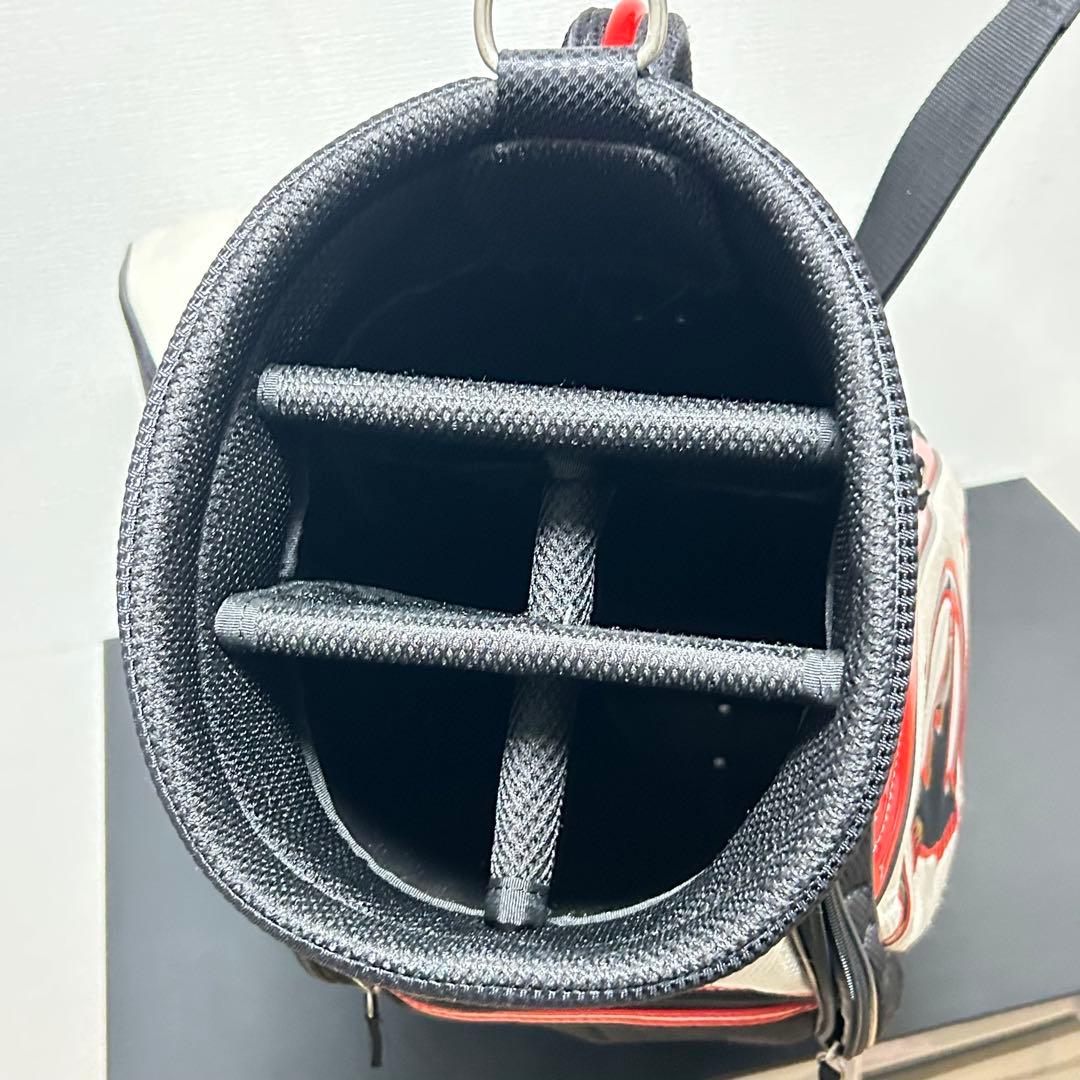HONMA ホンマ ゴルフ キャディバッグ 5分割 ホワイト×ブラック×レッド