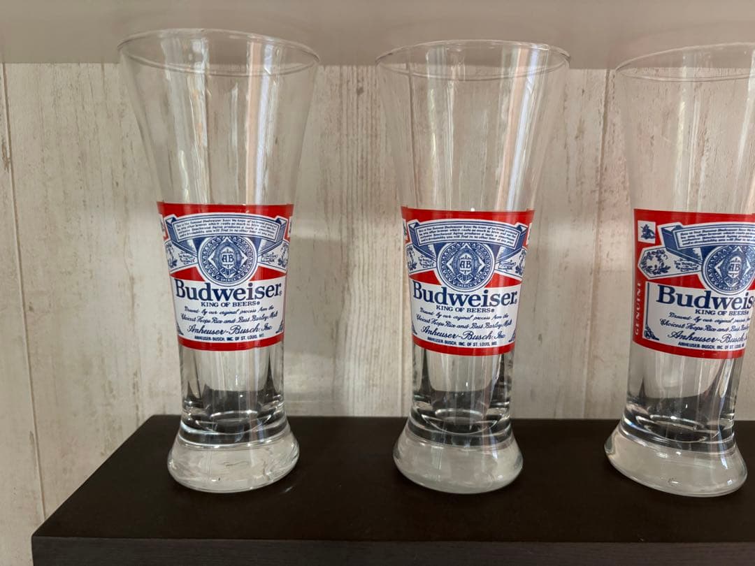 ヴィンテージ バドワイザー ピルスナーグラス
