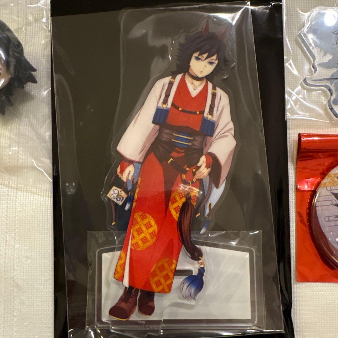 鬼滅の刃　冨岡義勇　アクリルスタンド　ちょこのっこ　バッジ等　セット販売