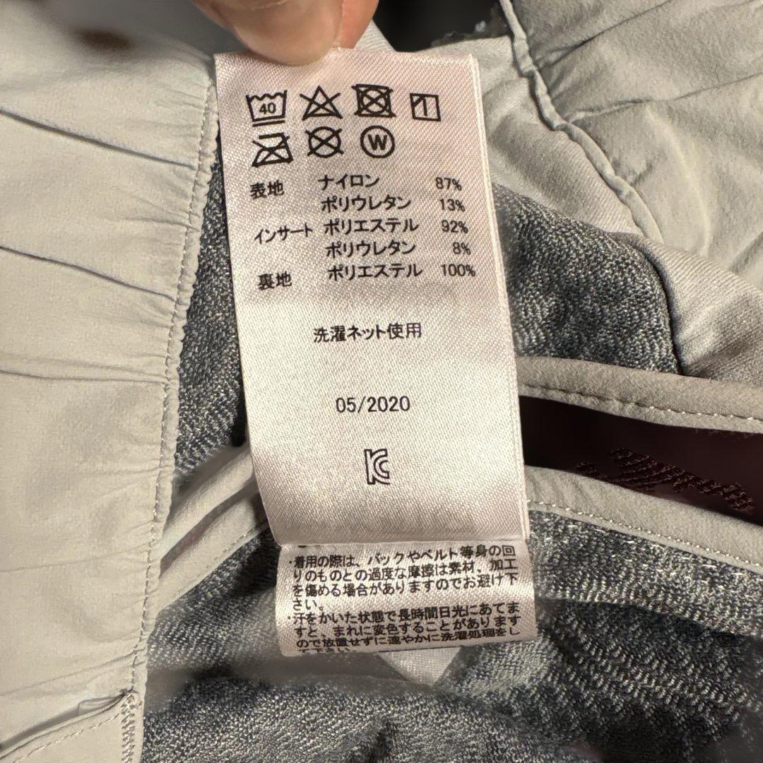 オークリー ゴルフパンツ ホワイト/バーガンディ