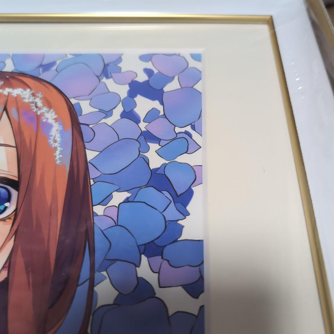 YummY 五等分の花嫁五人分ウェディングイラスト A4記念額装絵