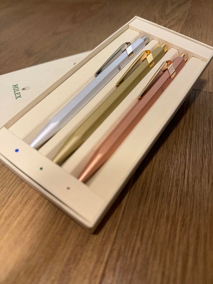 ロレックス　ノベルティ　ボールペン3本セット