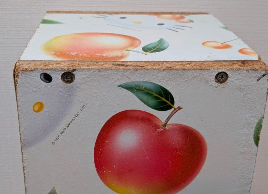 激レア！ハローキティ　3段ボックス　フルーツ柄　サンリオ　2002年