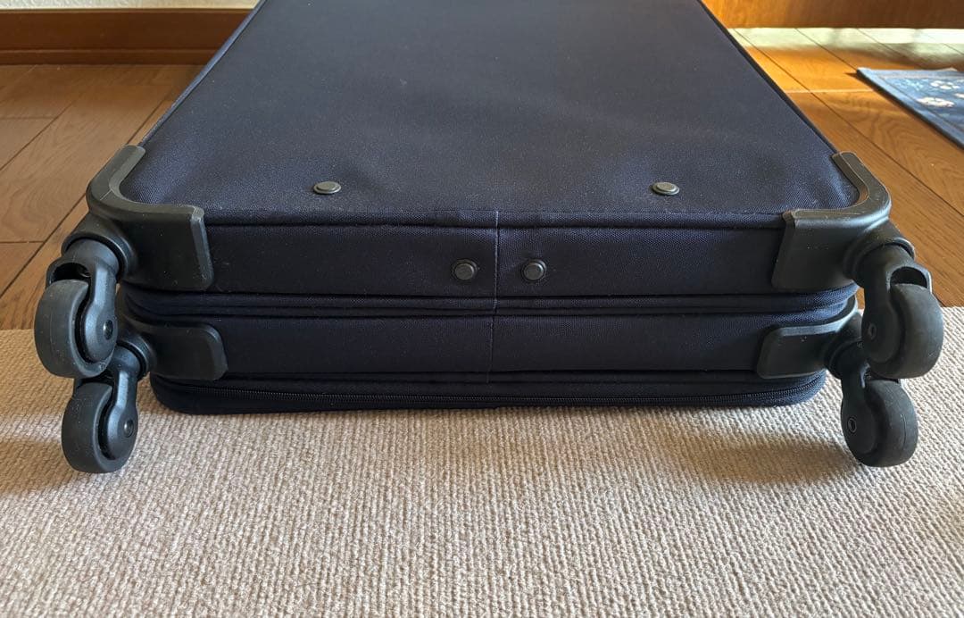 【廃盤】無印良品 ソフトキャリーケース ネイビー Lサイズ 美品