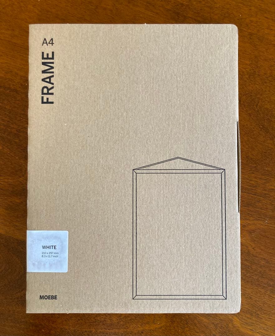 【新品】MOEBE FRAME A4 ホワイト ムーべ