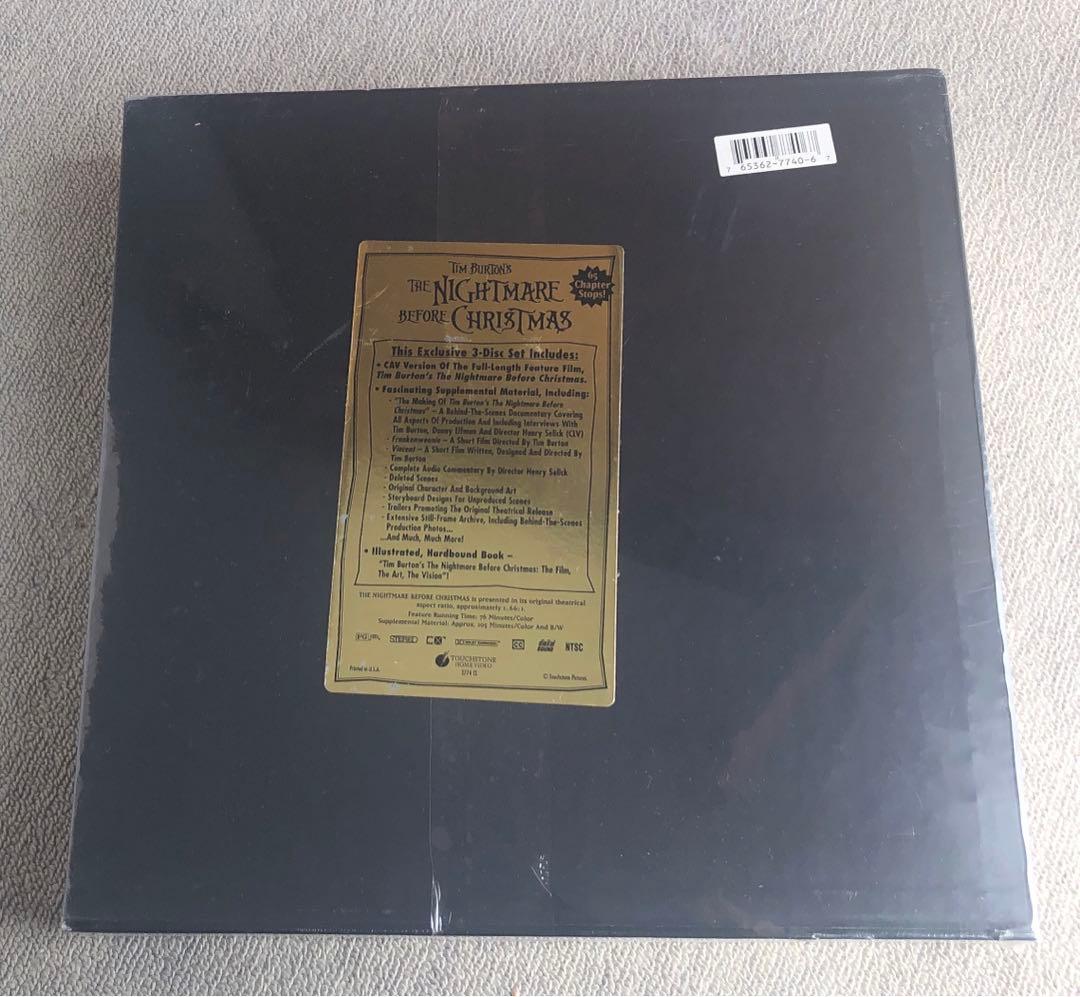 レア！未開封 ナイトメアビフォアクリスマス レーザーディスク BOX メイキング