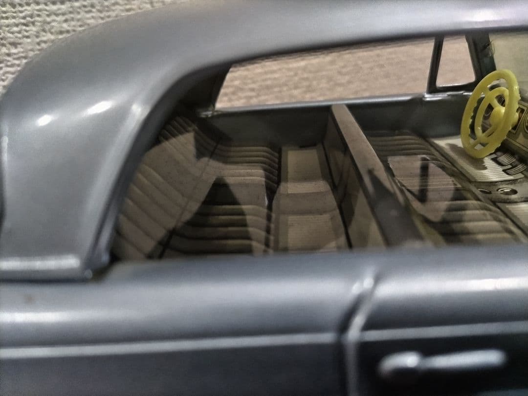 復刻メルセデスベンツ250SEクーペ モデルカー(ブリキ)　ブルー