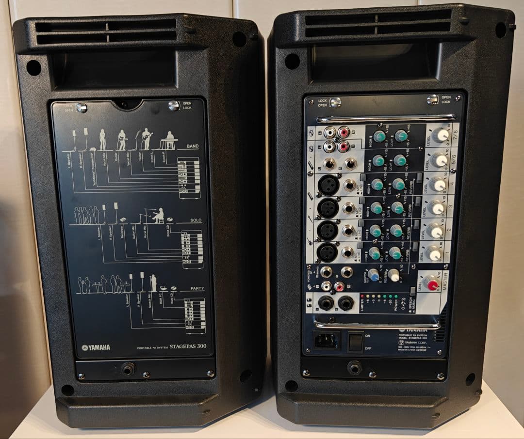 YAMAHA STAGEPAS 300 ポータブルPAシステム 純正専用ケース付