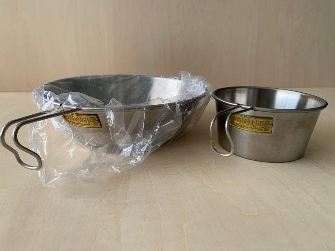 INOUT シェラディッシュカップ レザーグリップ ケースセット限定品