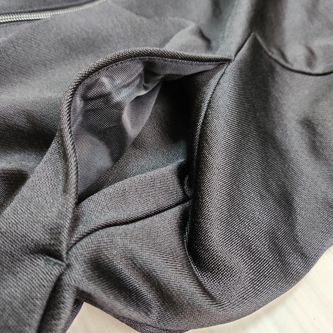 美品☆LANVIN SPORT☆ゴルフジャケットストレッチメンズ42(LL)黒