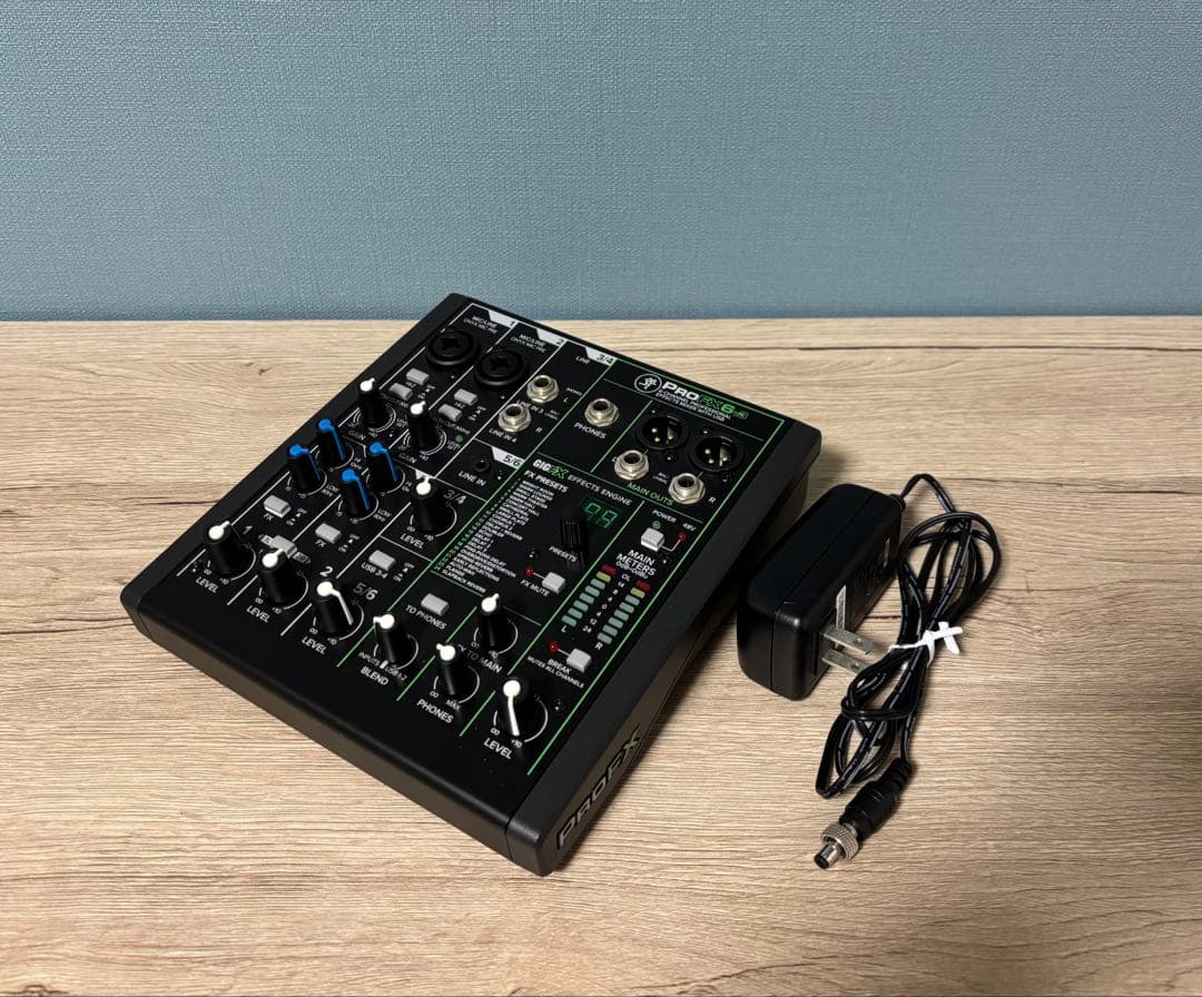 MACKIE PROFX6 v3 アダプター、取説、箱付き、動作確認済み