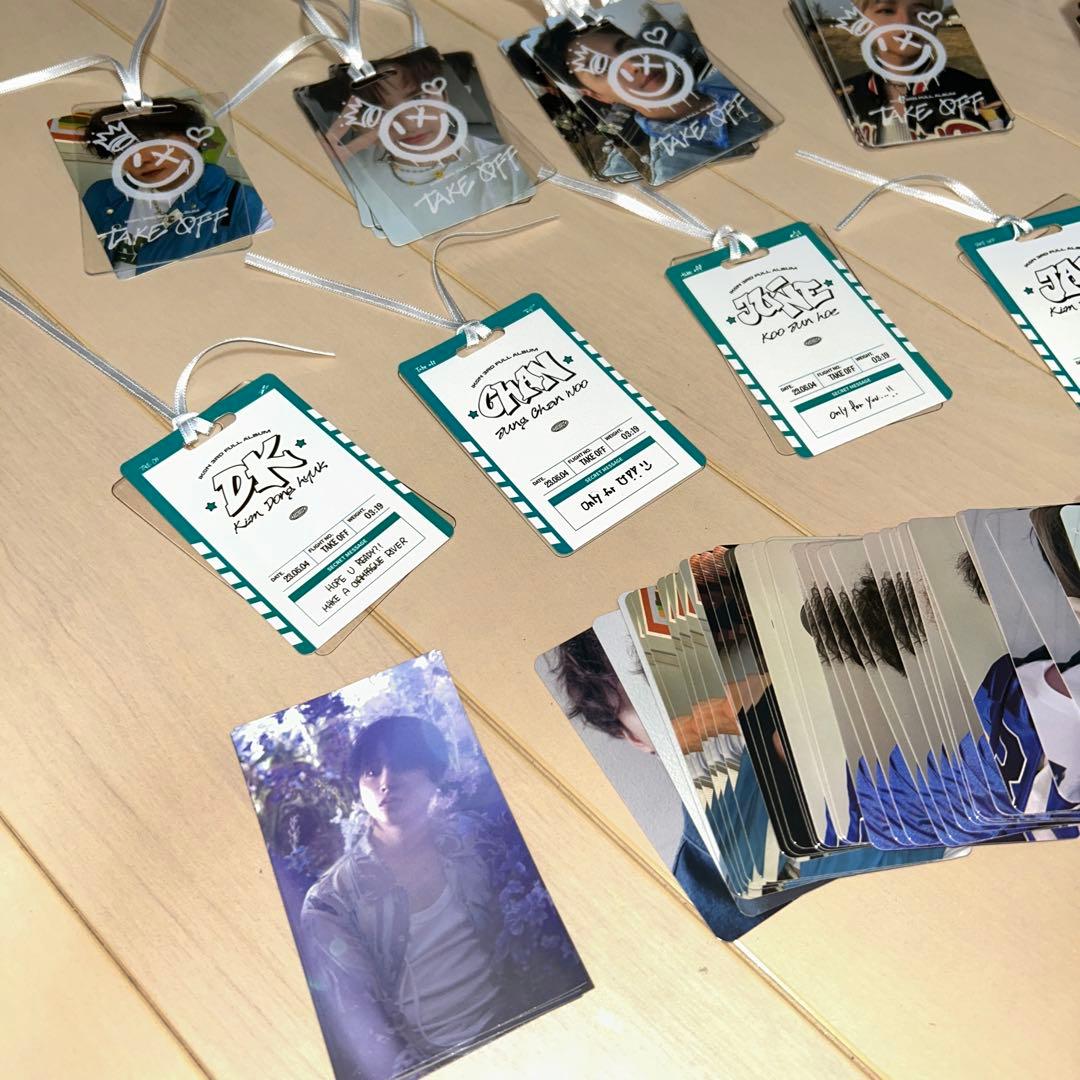 iKON TAKE OFF トレカ160枚＋トラベルタグ49枚 まとめ売り