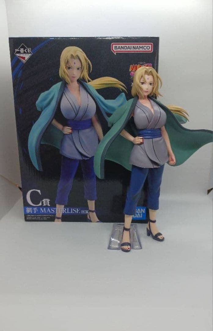 一番くじ NARUTO-ナルト- 疾風伝 伝説の三忍　3体セット　おまけ色紙付き